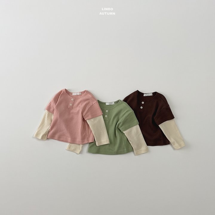 Lindo - Korean Children Fashion - #Kfashion4kids - Candy Layered Tee