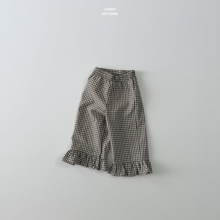 Lindo - Korean Children Fashion - #Kfashion4kids - Sweet Check Pants - 3