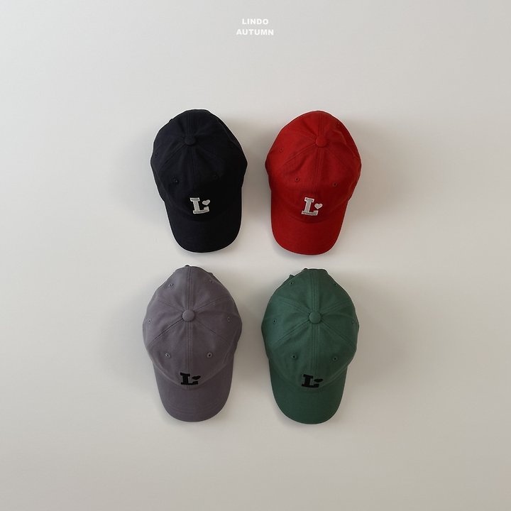 Lindo - Korean Children Fashion - #childofig - L Logo Ball Cap - 11
