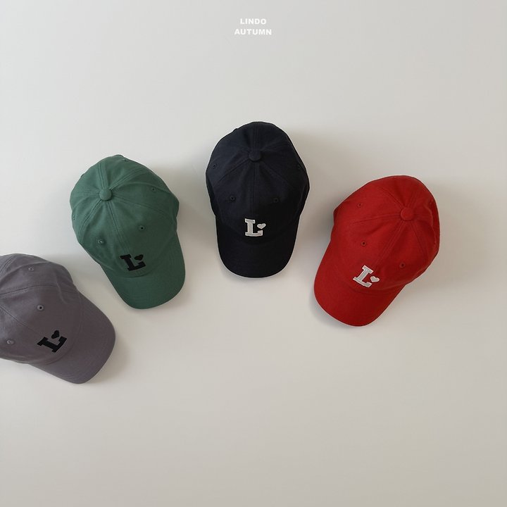 Lindo - Korean Children Fashion - #childofig - L Logo Ball Cap - 12