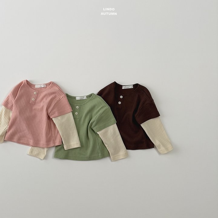 Lindo - Korean Children Fashion - #childofig - Candy Layered Tee - 6