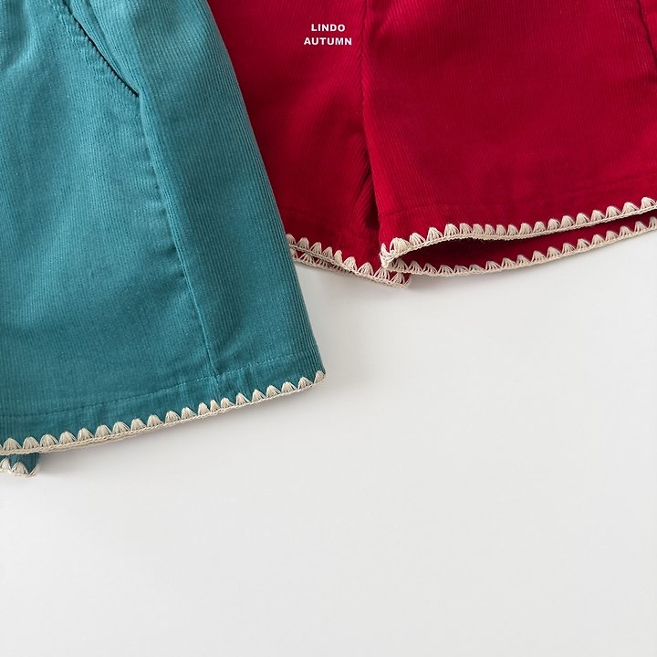 Lindo - Korean Children Fashion - #childrensboutique - Corduroy Mellow Shorts - 9