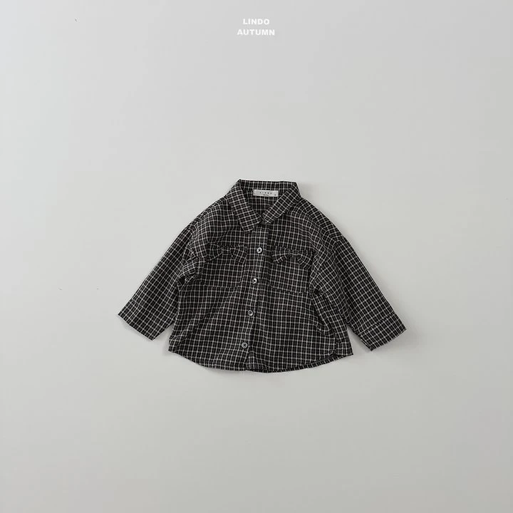Lindo - Korean Children Fashion - #designkidswear - Ribbon Check Shirt - 2