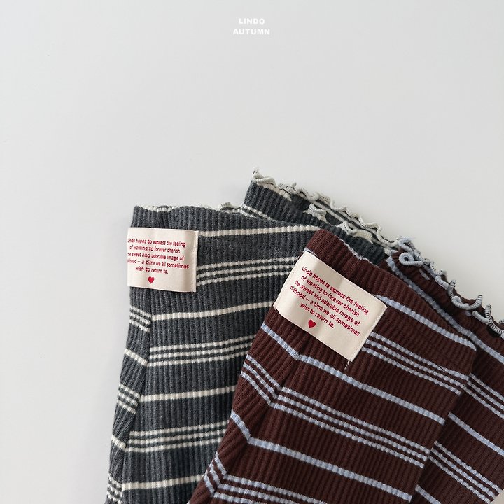 Lindo - Korean Children Fashion - #designkidswear - Rib Pop Leggings - 6