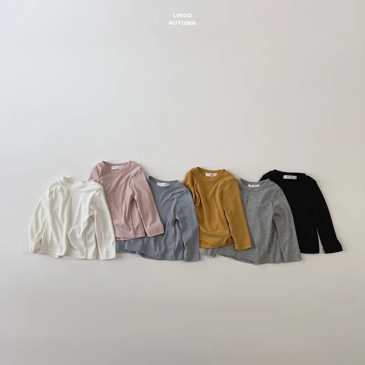 Lindo - Korean Children Fashion - #discoveringself - Mochi Basic Tee - 5