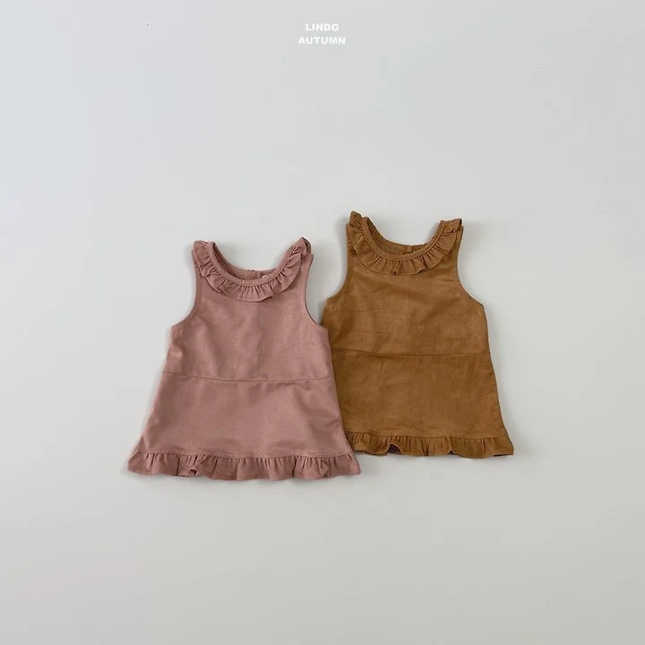 Lindo - Korean Children Fashion - #fashionkids - Suede One-piece