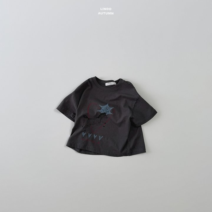 Lindo - Korean Children Fashion - #fashionkids - Sketch Short Sleeve Tee - 7