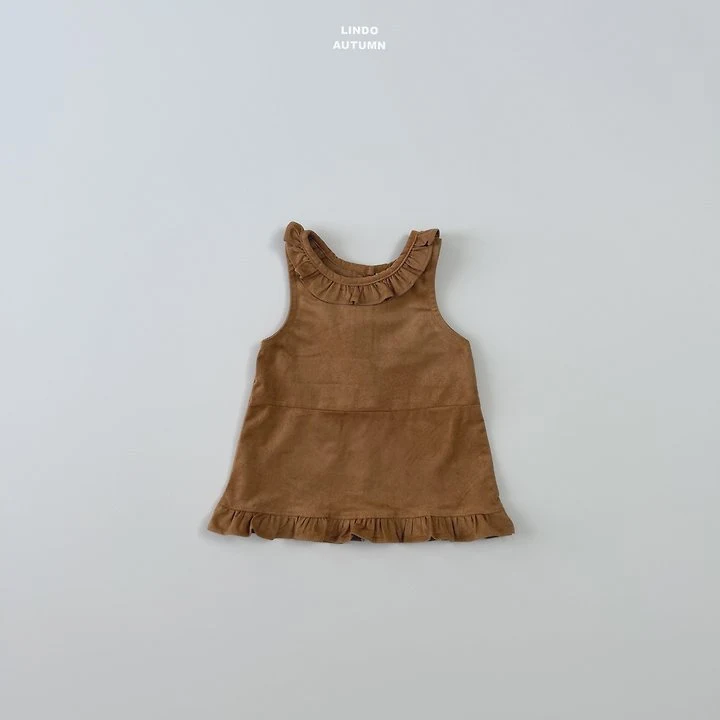 Lindo - Korean Children Fashion - #kidsstore - Suede One-piece - 3