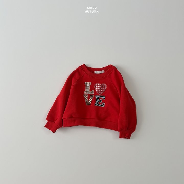Lindo - Korean Children Fashion - #kidsstore - Love Heart Sweatshirt - 5