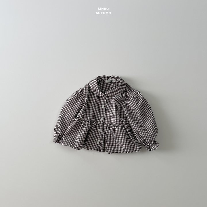 Lindo - Korean Children Fashion - #kidsstore - Sweet Check Blouse - 2