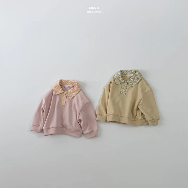 Lindo - Korean Children Fashion - #kidsstore - Floral Collar Sweatshirt