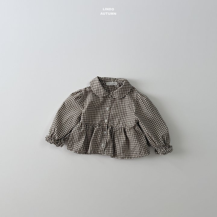Lindo - Korean Children Fashion - #kidzfashiontrend - Sweet Check Blouse - 3