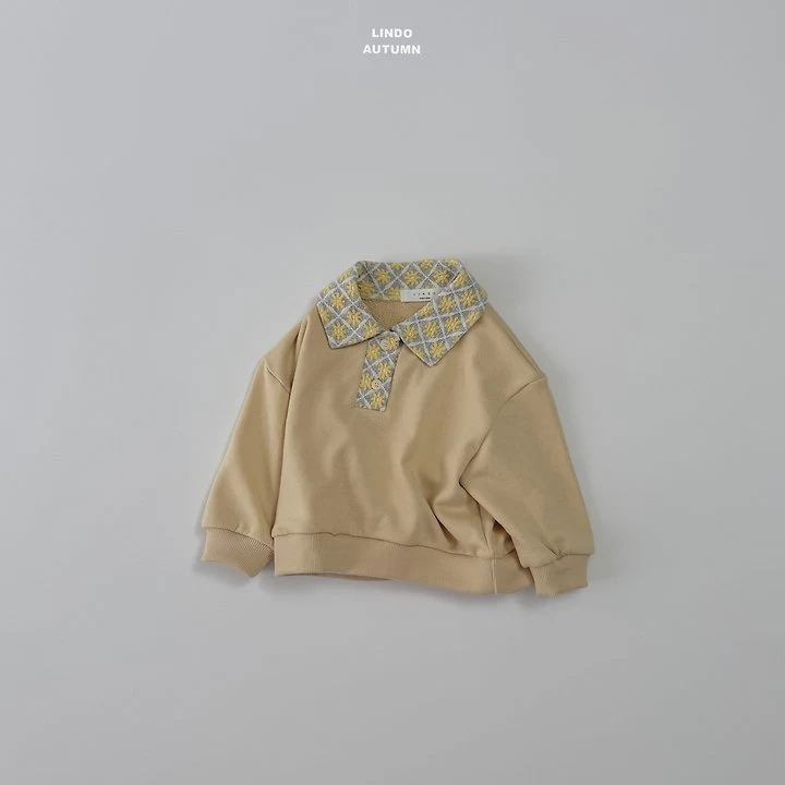 Lindo - Korean Children Fashion - #kidzfashiontrend - Floral Collar Sweatshirt - 2