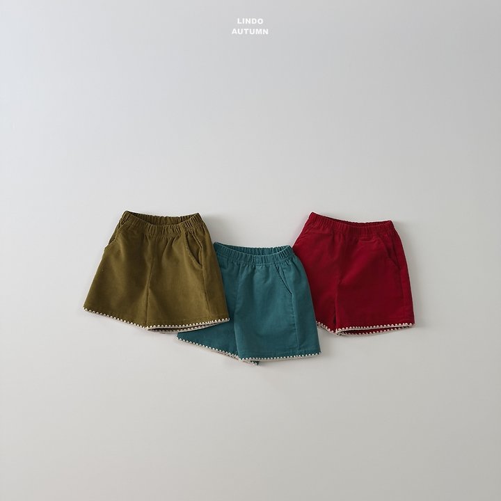 Lindo - Korean Children Fashion - #kidzfashiontrend - Corduroy Mellow Shorts