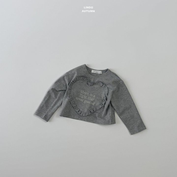 Lindo - Korean Children Fashion - #Kfashion4kids - Hearts Frill Tee - 4