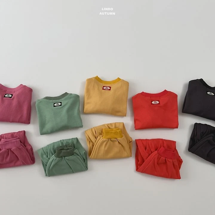 Lindo - Korean Children Fashion - #littlefashionista - We Are Color-Block Set - 4