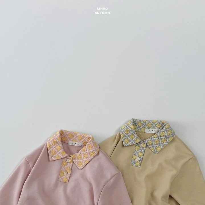 Lindo - Korean Children Fashion - #minifashionista - Floral Collar Sweatshirt - 6