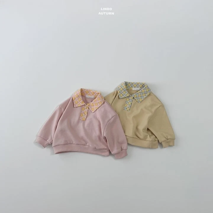 Lindo - Korean Children Fashion - #prettylittlegirls - Floral Collar Sweatshirt - 7