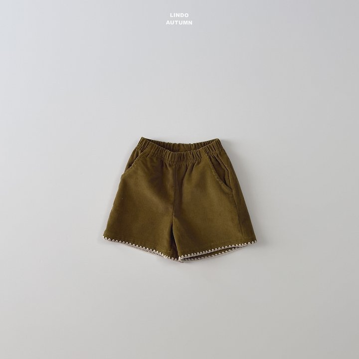 Lindo - Korean Children Fashion - #prettylittlegirls - Corduroy Mellow Shorts - 6
