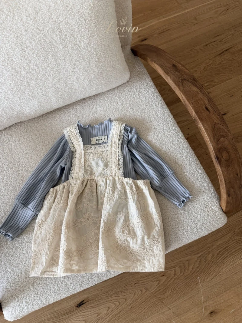 Lovin - Korean Baby Fashion - #babyboutique - Jacquard One-piece - 4