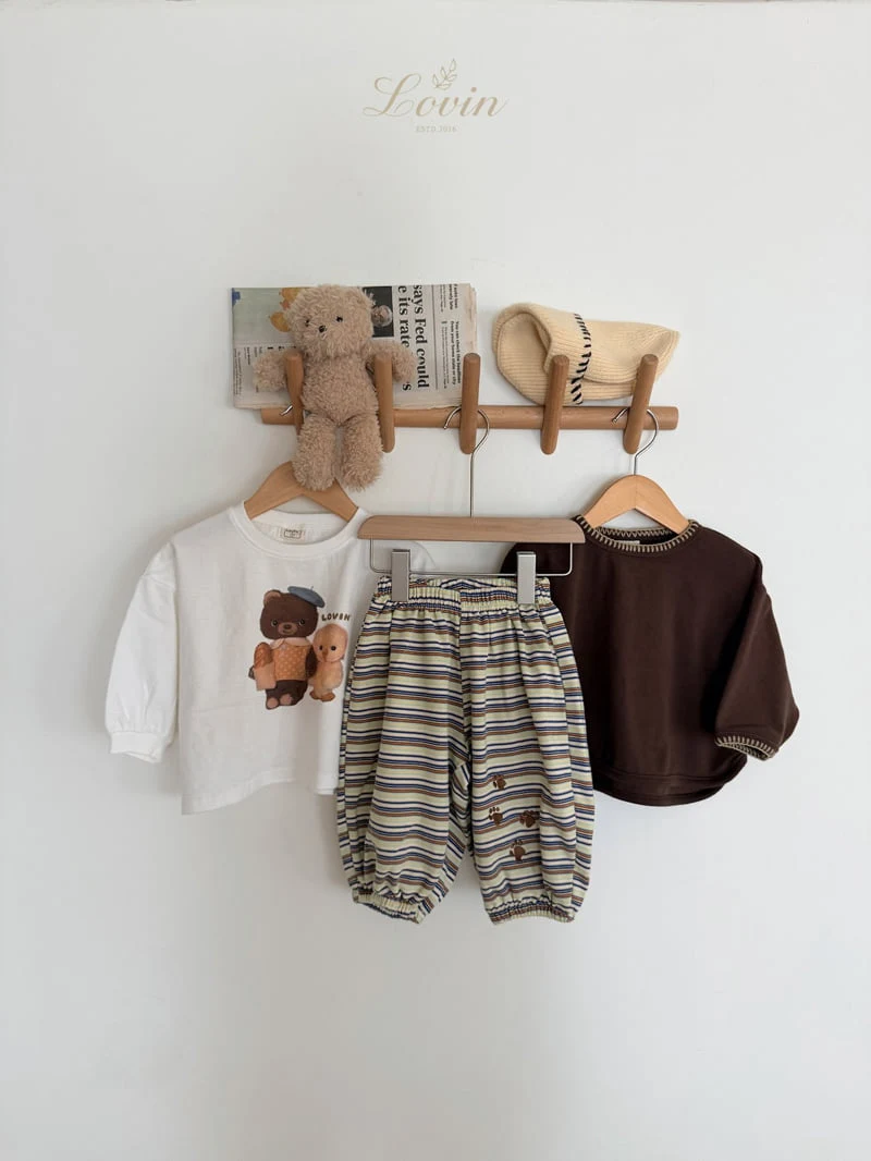 Lovin - Korean Baby Fashion - #babyboutique - Popo Step Pants - 3