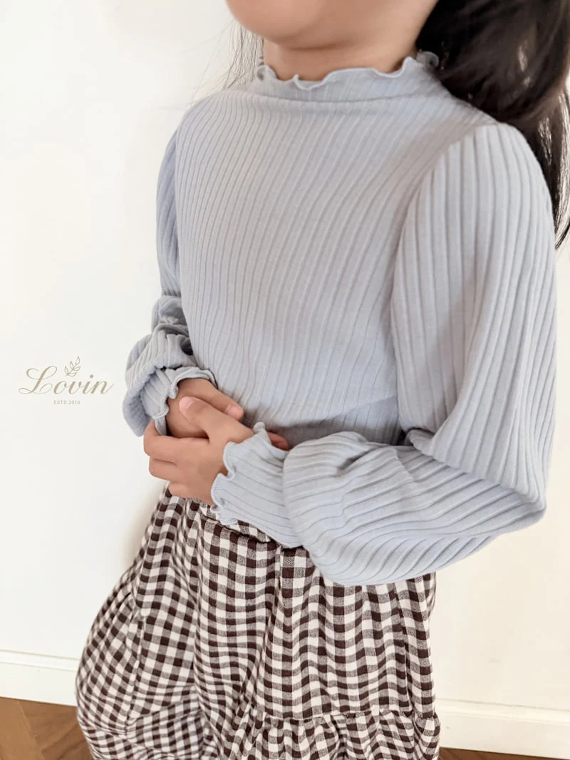 Lovin - Korean Baby Fashion - #babyfashion - Melo Ribbed Tee - 9