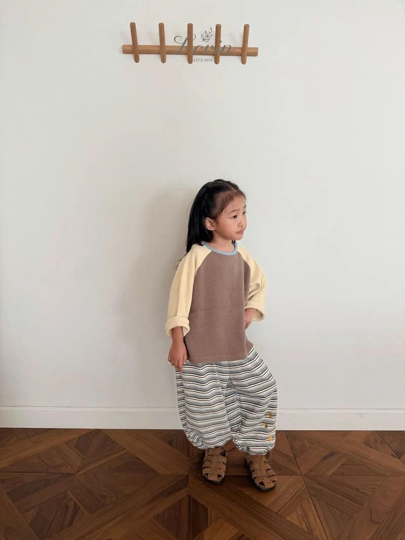 Lovin - Korean Baby Fashion - #babyfashion - Waffle Raglan Tee - 8