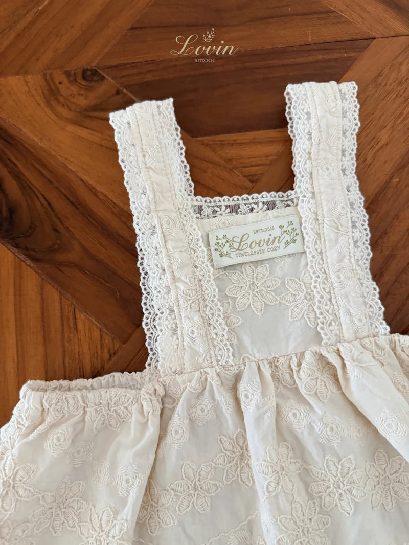 Lovin - Korean Baby Fashion - #babygirlfashion - Jacquard One-piece - 9