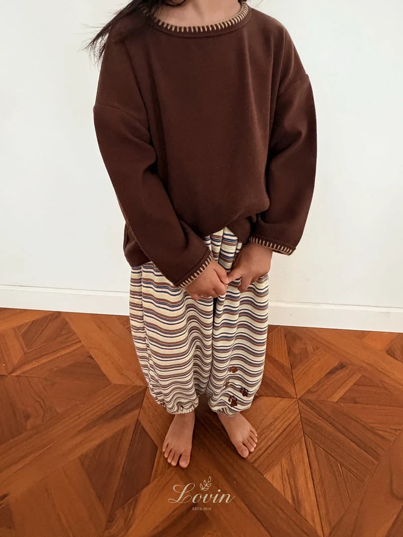 Lovin - Korean Baby Fashion - #babyootd - Popo Step Pants - 11