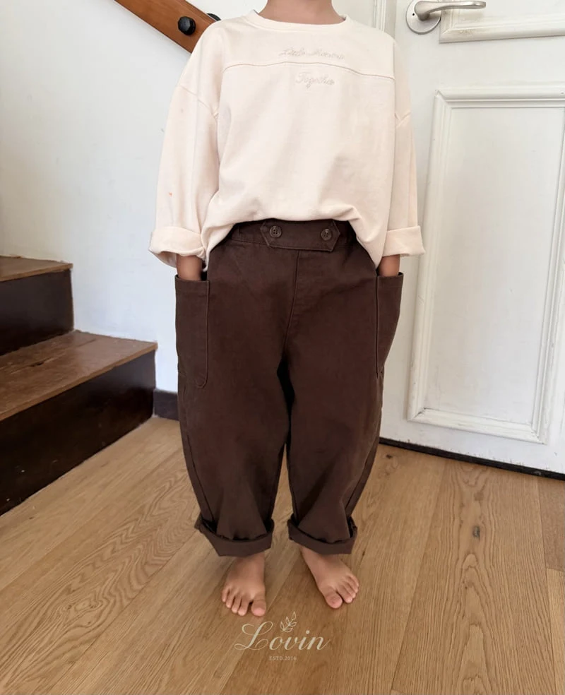 Lovin - Korean Baby Fashion - #babyoutfit - Luca Button Pants - 7
