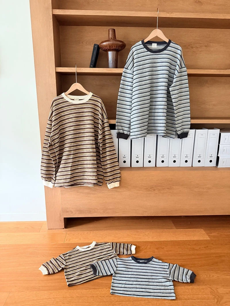 Lovin - Korean Baby Fashion - #babywear - Woody Line Tee - 12