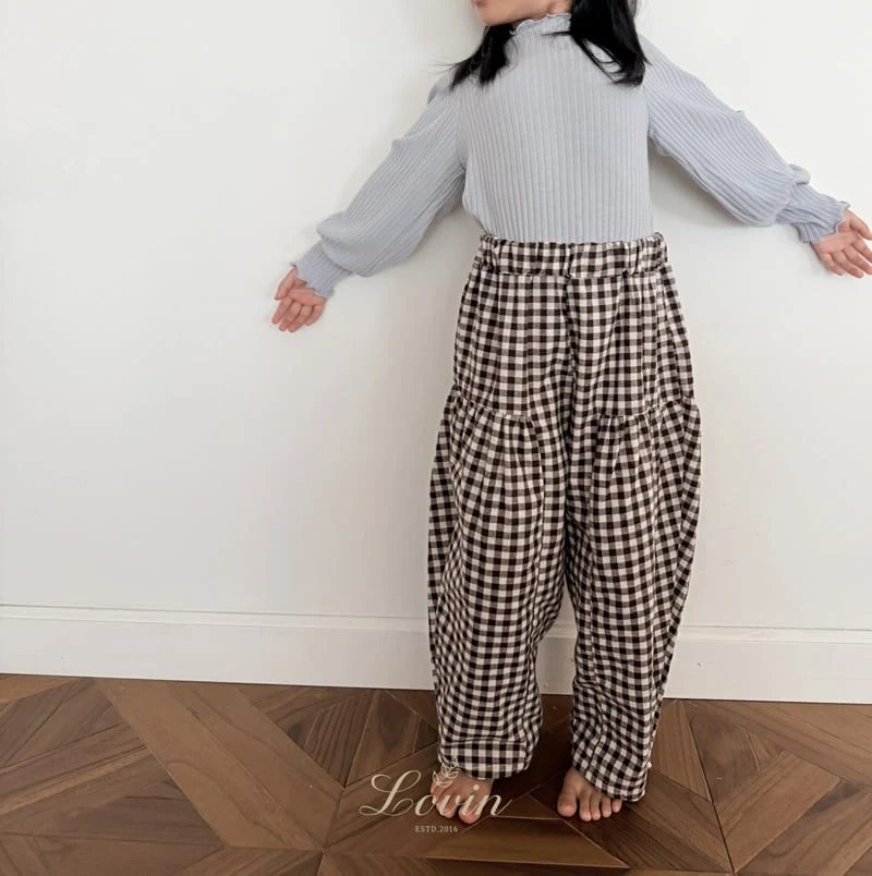 Lovin - Korean Baby Fashion - #onlinebabyboutique - Picnic Shirring Pants - 6