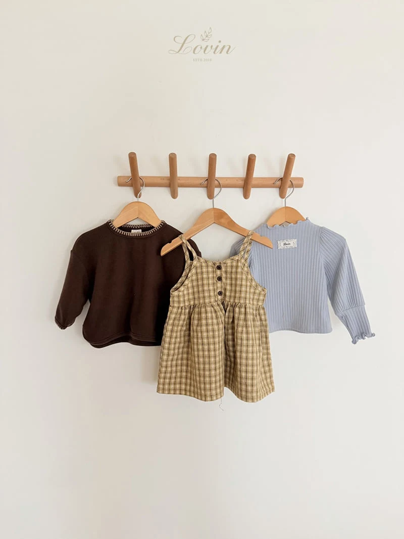 Lovin - Korean Baby Fashion - #onlinebabyboutique - Melo Ribbed Tee - 4