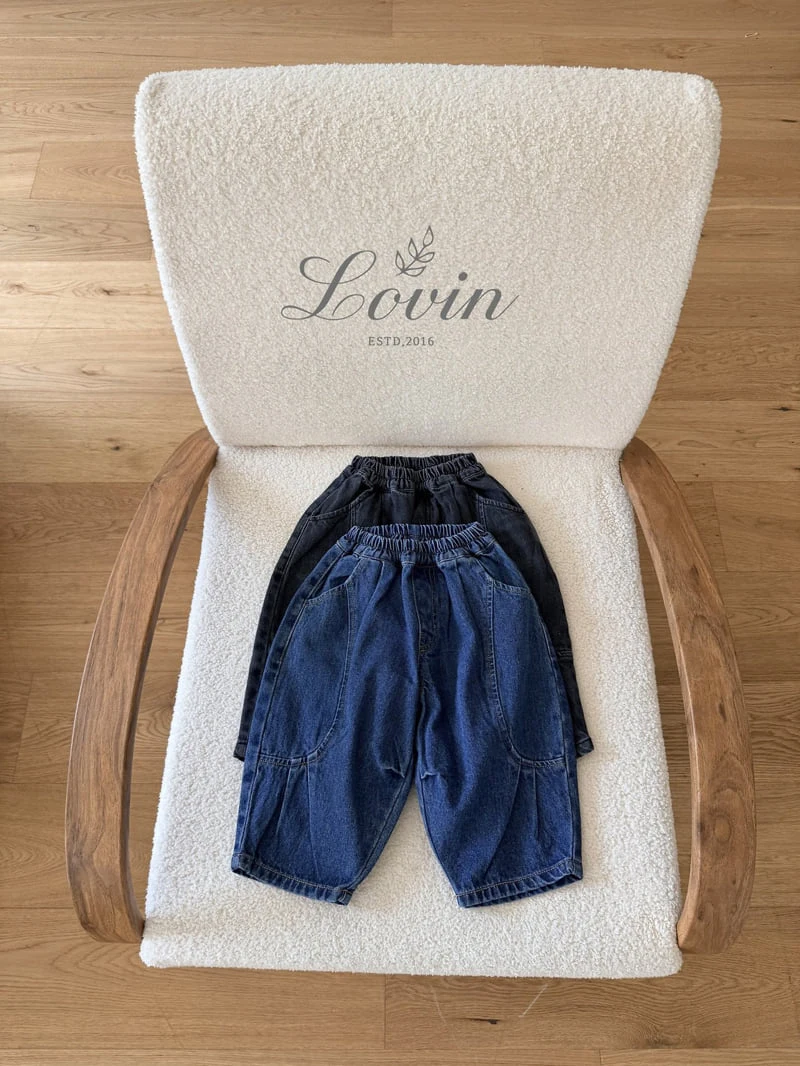 Lovin - Korean Baby Fashion - #onlinebabyshop - Curve Denim Pants - 9