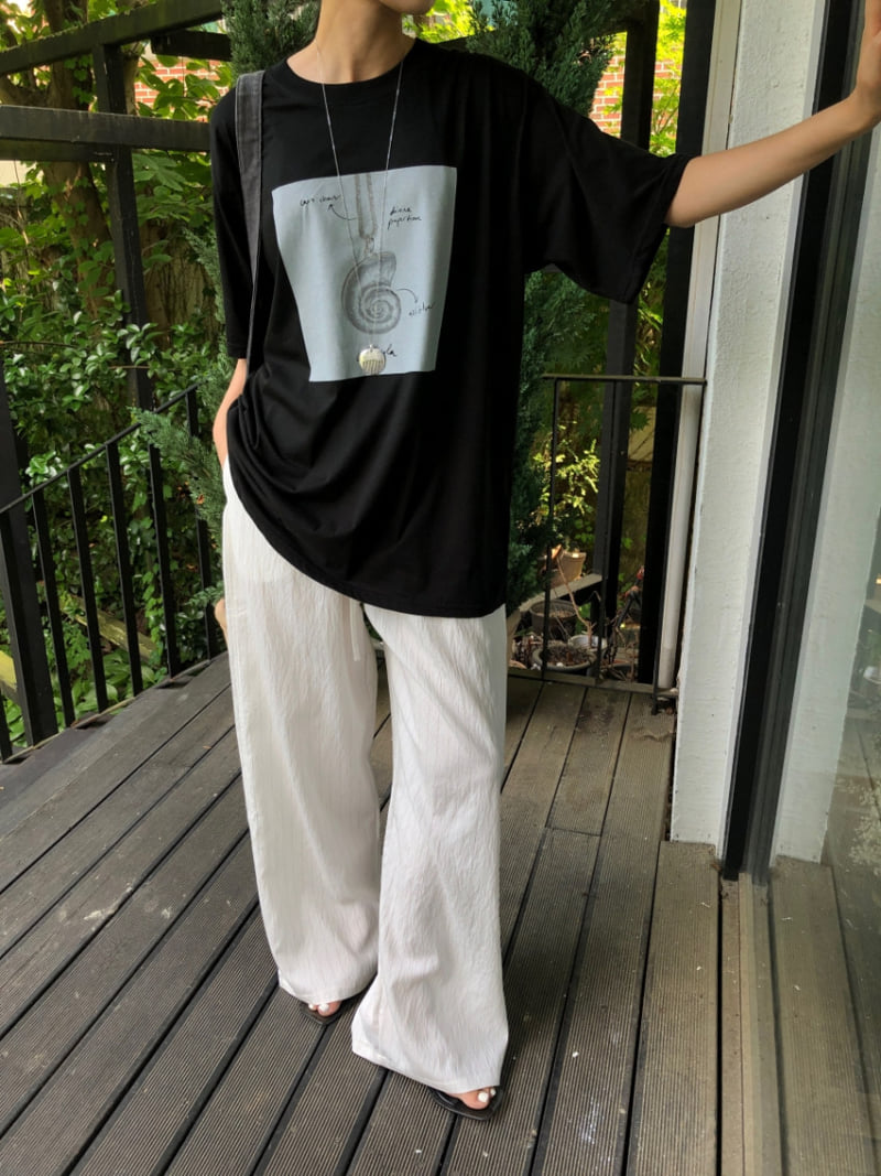 Lucy Salon - Korean Women Fashion - #momslook - Striped Banded Pants - 6
