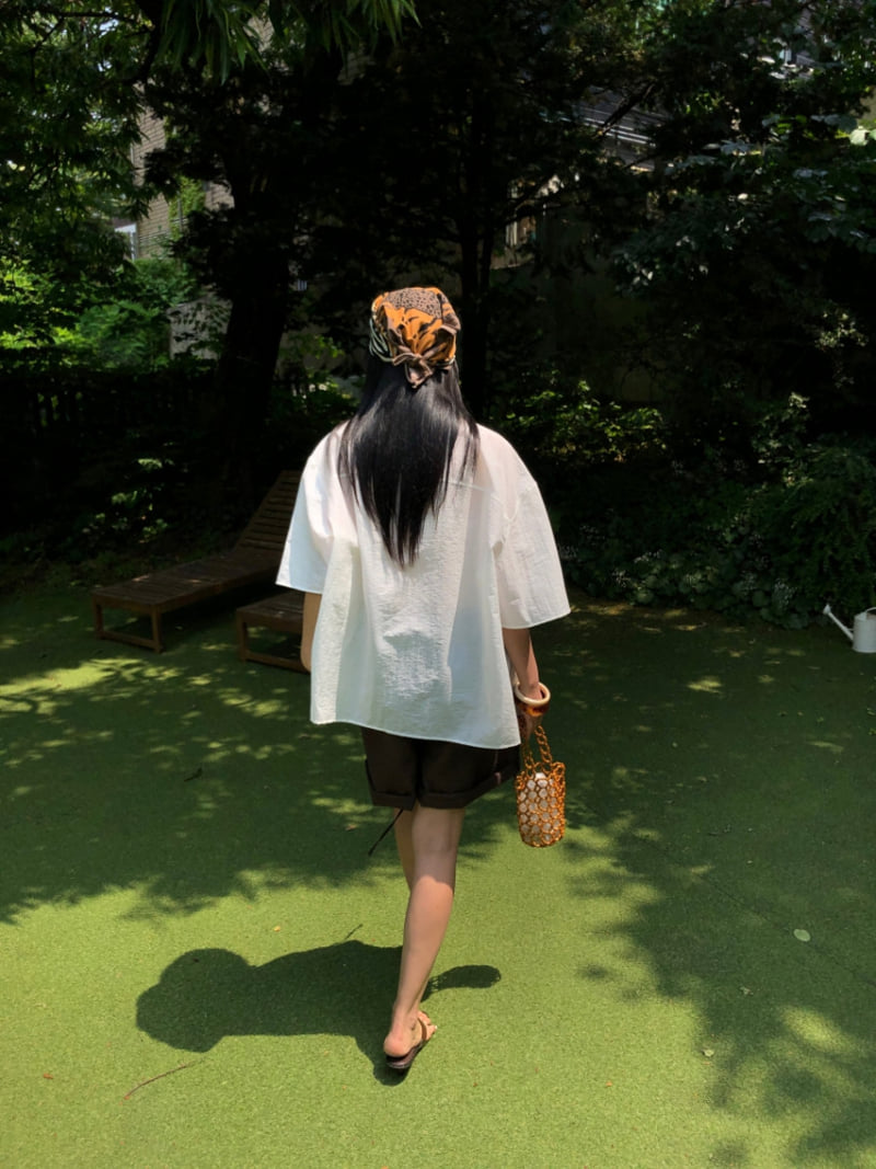 Lucy Salon - Korean Women Fashion - #momslook - Awesome Pocket Oversized Shirt - 10
