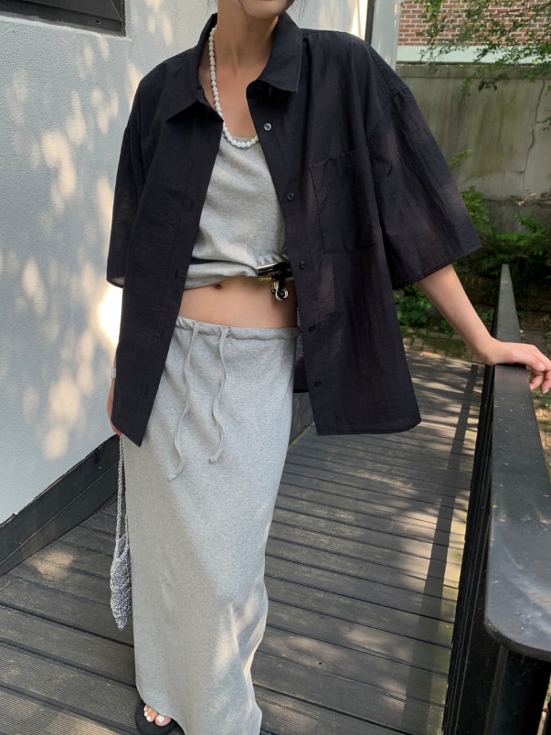 Lucy Salon - Korean Women Fashion - #womensfashion - Awesome Pocket Oversized Shirt - 4