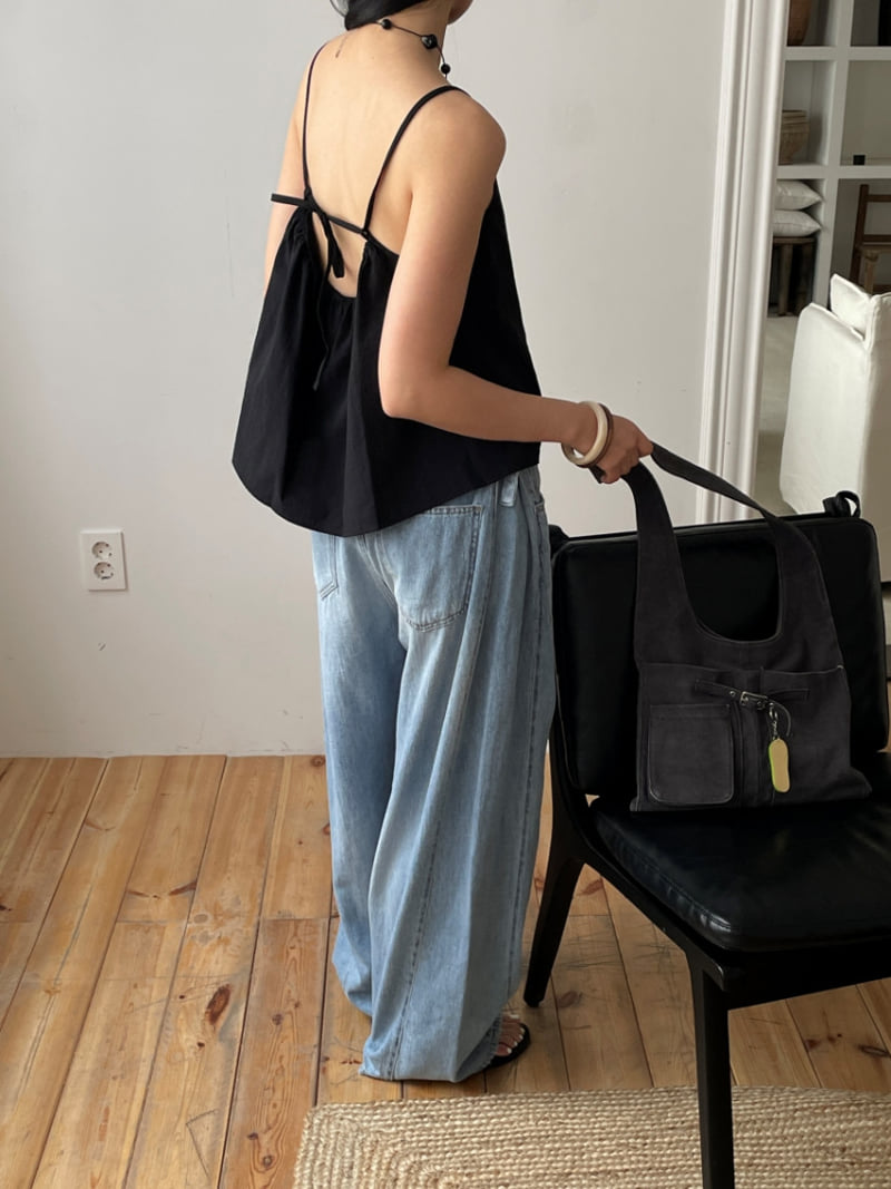 Lucy Salon - Korean Women Fashion - #momslook - Strap Camisole Blouse - 12