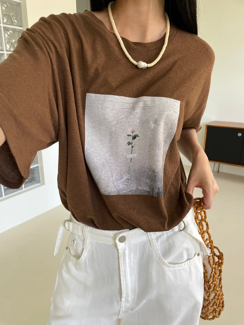 Lucy Salon - Korean Women Fashion - #momslook - Today Tee - 2