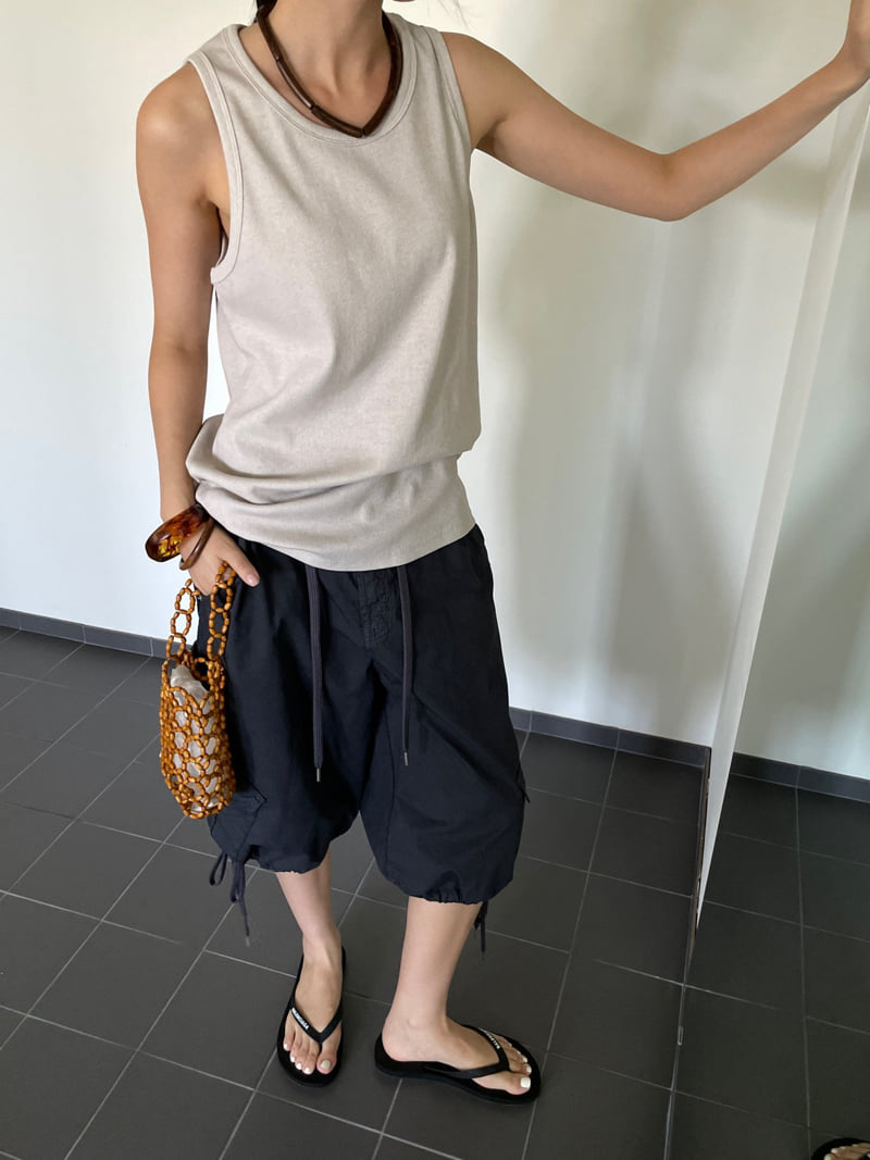 Lucy Salon - Korean Women Fashion - #momslook - Pigment-Dyed Sleeveless Top - 11