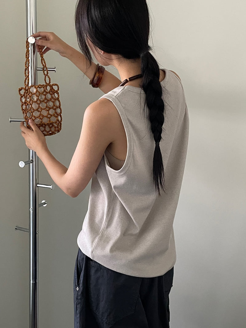 Lucy Salon - Korean Women Fashion - #momslook - Pigment-Dyed Sleeveless Top - 9