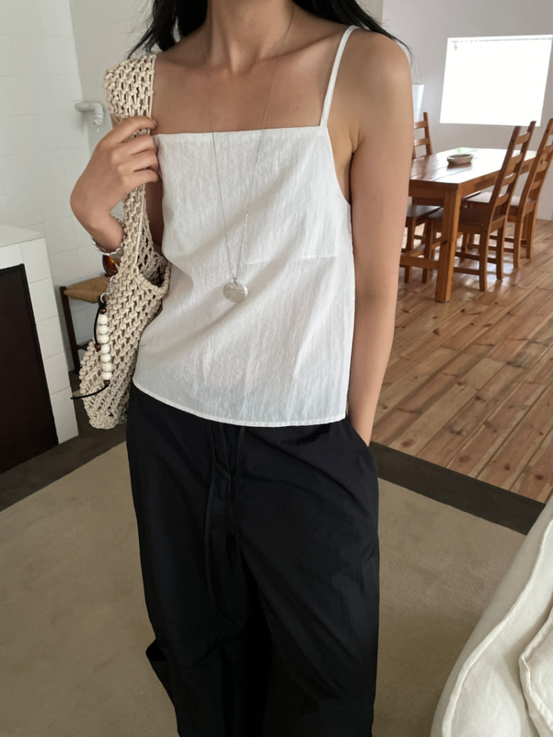 Lucy Salon - Korean Women Fashion - #vintagekidsstyle - Strap Camisole Blouse - 4
