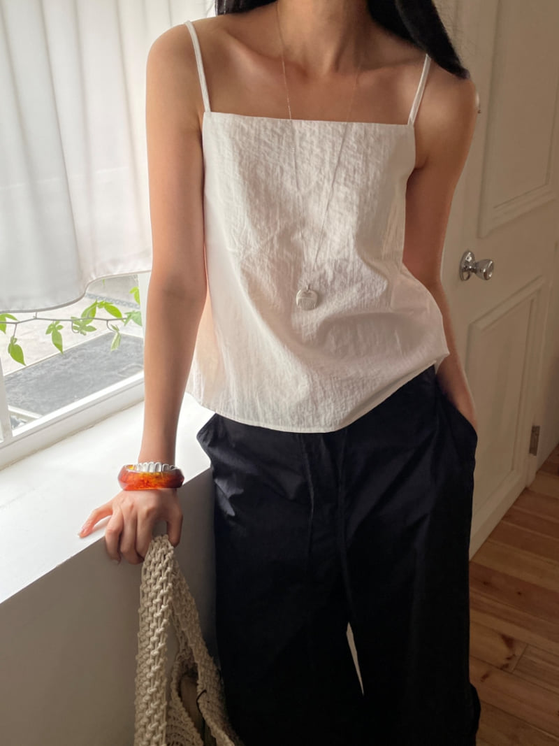 Lucy Salon - Korean Women Fashion - #vintageinspired - Strap Camisole Blouse - 2