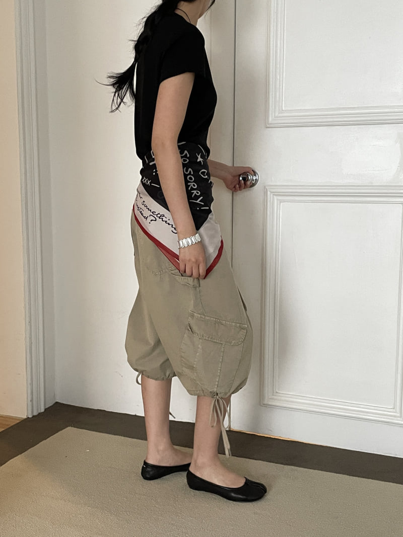 Lucy Salon - Korean Women Fashion - #vintageinspired - Side Cargo Pants - 4