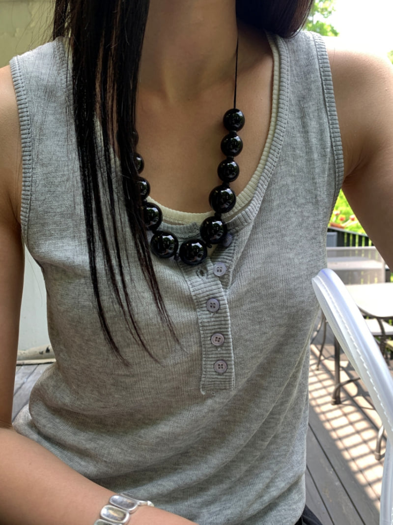 Lucy Salon - Korean Women Fashion - #momslook - Wide Necklace - 4