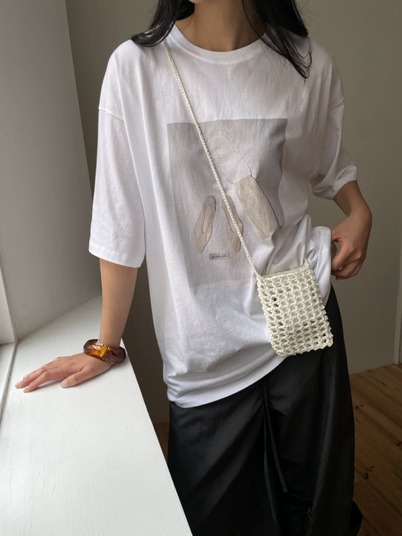 Lucy Salon - Korean Women Fashion - #womensfashion - Cream Tee - 9