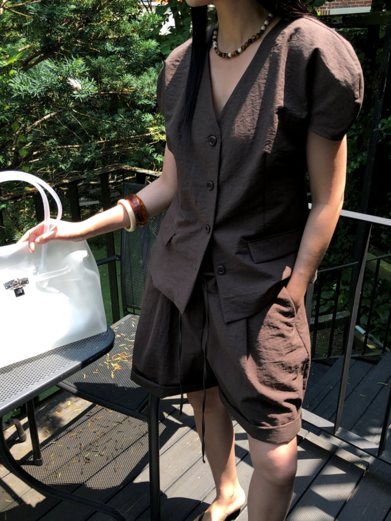 Lucy Salon - Korean Women Fashion - #womensfashion - Cover Blouse Jacket - 8
