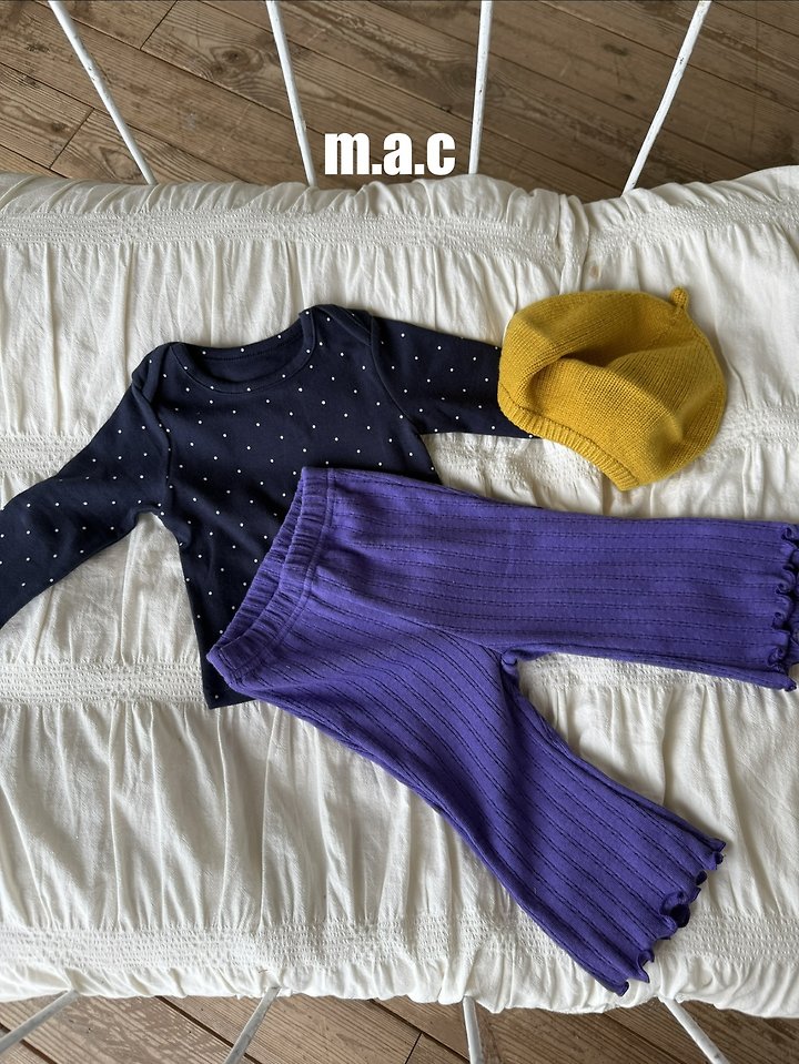 Mac - Korean Baby Fashion - #babyboutique - Eyelet Bootcut Pants - 8