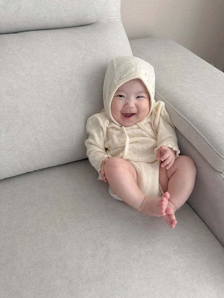 Mac - Korean Baby Fashion - #babyboutique - Eyelet Set (set of 3) - 3