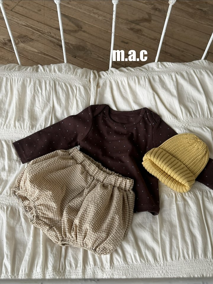 Mac - Korean Baby Fashion - #babyboutique - Check Bloomers - 2